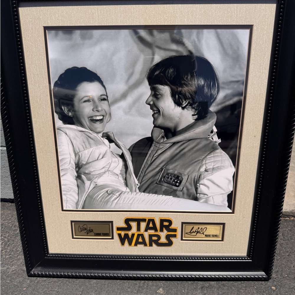 Star Wars Black and Gold Accent Picture Frame